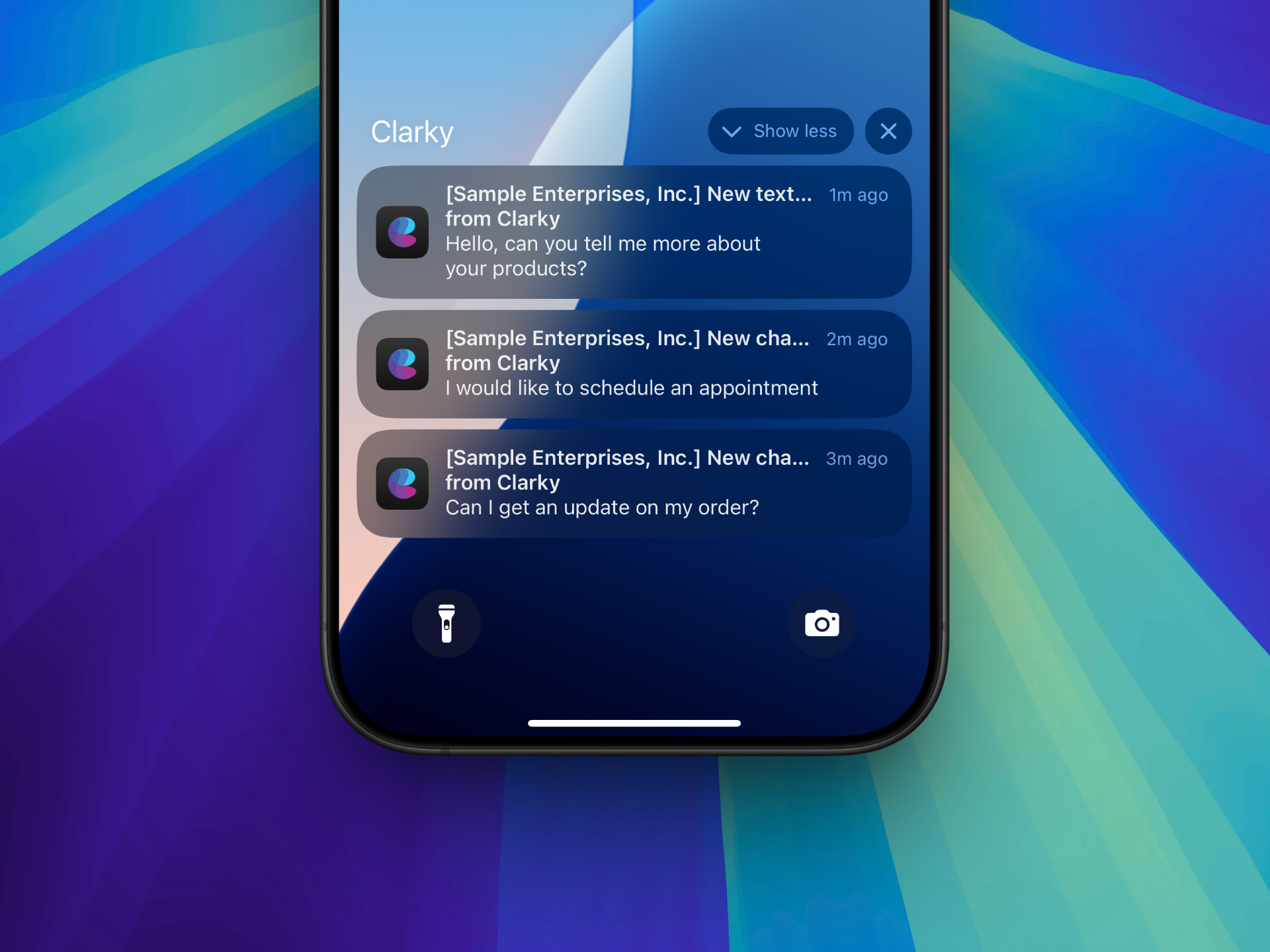 Clarky notifications
