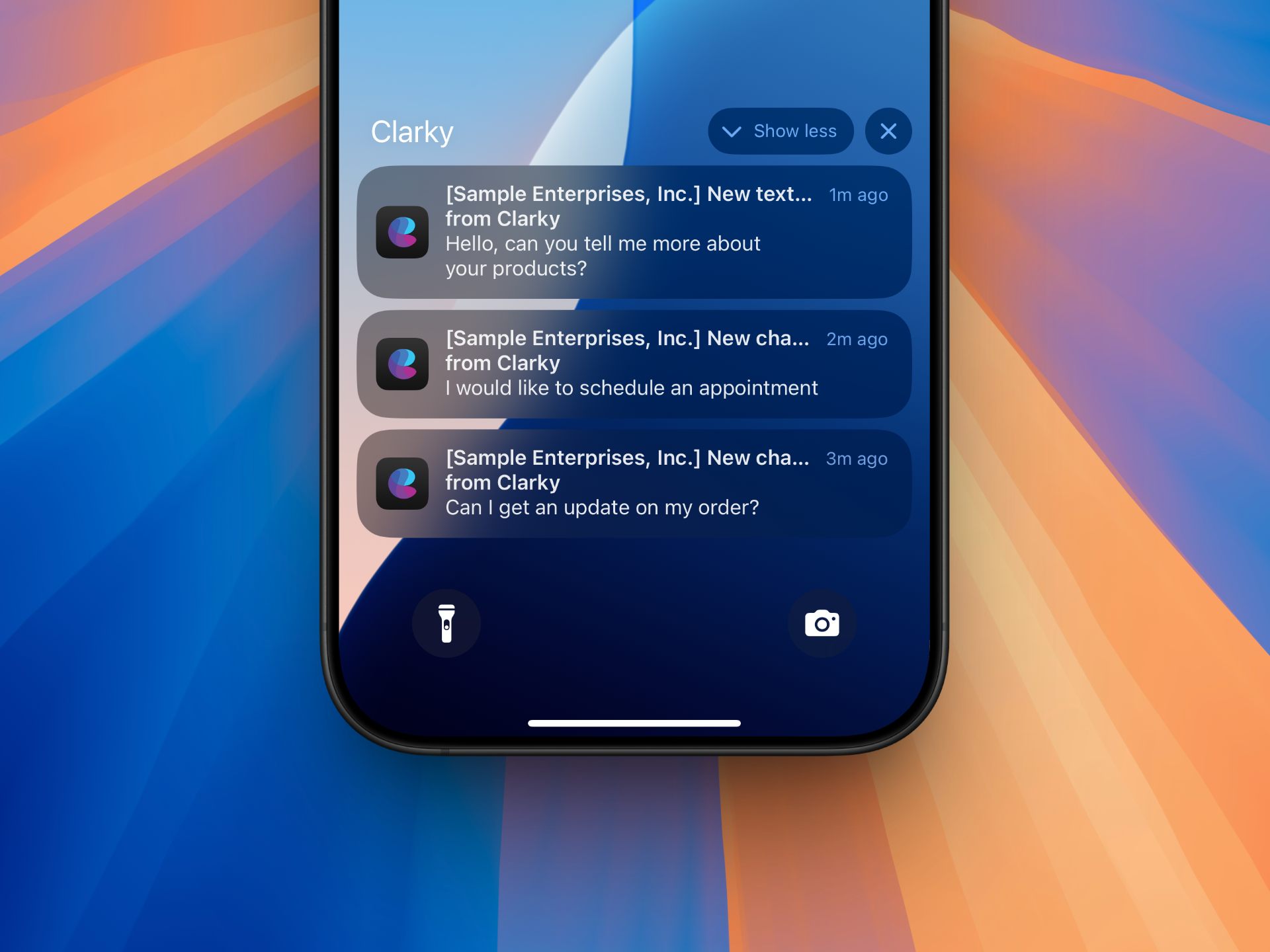 Clarky notifications